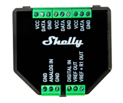 Inteligentny sterownik Shelly Dodatkowy adapter czujnika Plus Add-on
